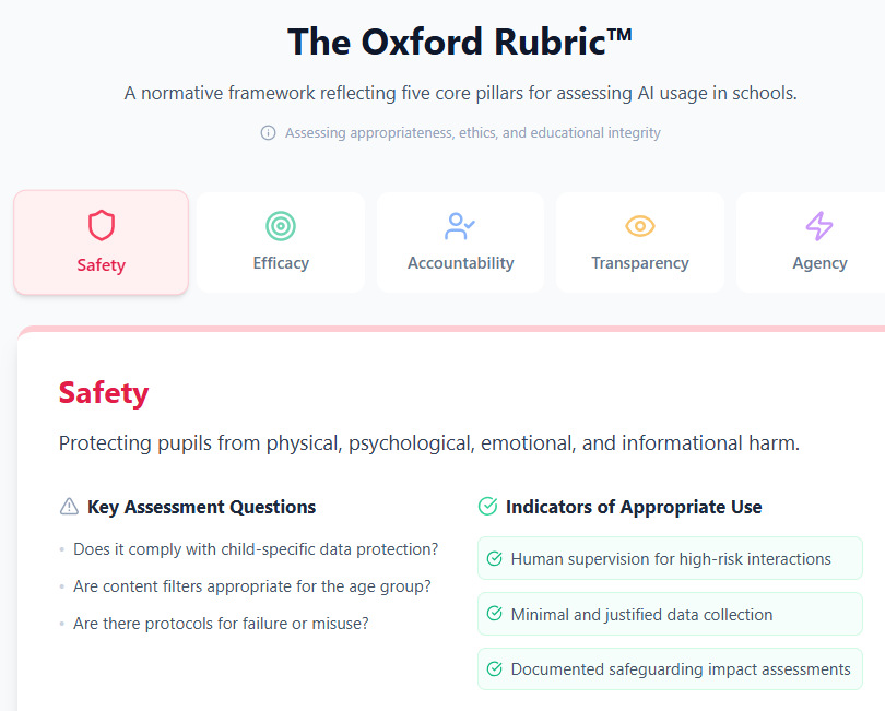 The Oxford Rubric - white paper