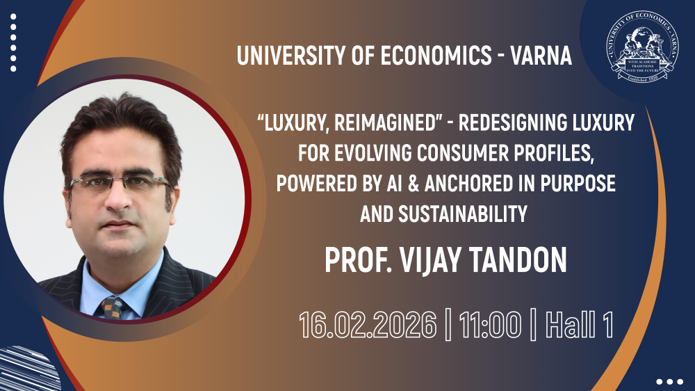 Public lecture „Luxury, Reimagined“ – Redesigning luxury for evolving consumer profiles, pow...