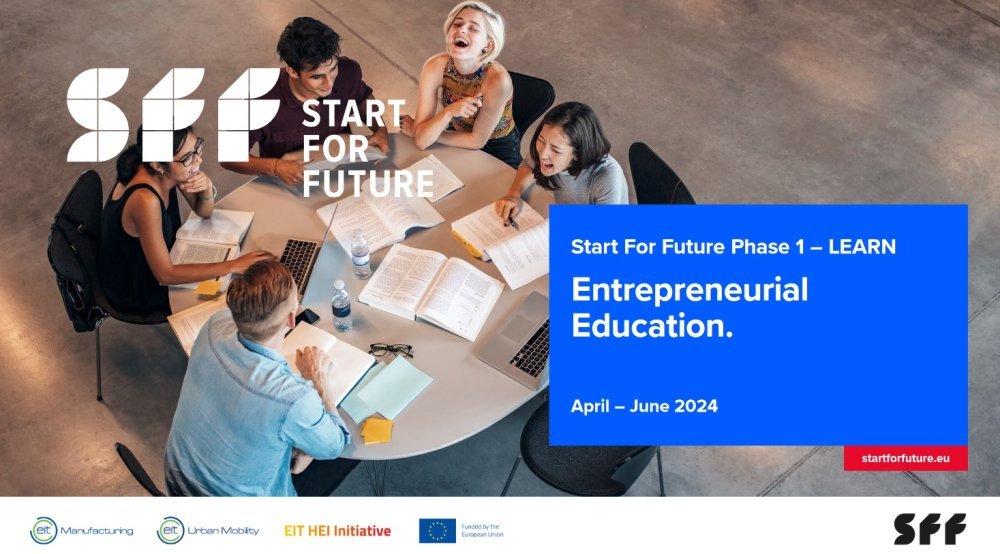 In April 2024 START FOR FUTURE starts a new session for students interested in entrepreneurship