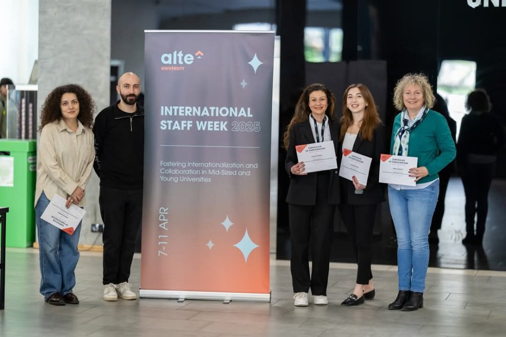 Participation of UE – Varna Representatives in the International Staff Week and Education Fair in Georgia