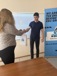 KBC Global Services на посещение пред студенти от спец. "Финанси"