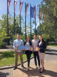 Трима студенти от ИУ – Варна са отличени в топ 10 на Националната конференция „Икономическите предизвикателства пред Европа“