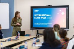 Participation of UE – Varna Representatives in the International Staff Week and Education Fair in Georgia