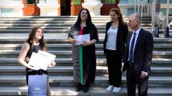 Студенти и ученици получиха награди от второто издание на конкурса за есе "Медиацията в моите представи", 20 май 2022 г.