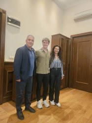Визита на Фулбрайт стипендиант в ИУ – Варна 2