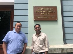 ИУ – Варна заздравява партньорските си отношения с Индия