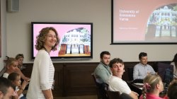 University of Economics – Varna welcomed the incoming students within the "Erasmus+" programme for the winter semester of the academic year 2023/2024