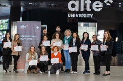 Participation of UE – Varna Representatives in the International Staff Week and Education Fair in Georgia