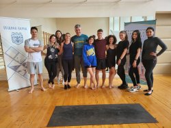 Ученици и студенти участваха в "Спортен диалог" с йога, 26 - 27 май 2022 г.