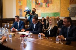 Kubrat Pulev gave a talk at an event marking the 100-year anniversary of the University of Economics – Varna