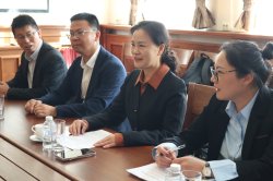 Делегация от китайското висше училище Hunan Railway Professional Technology College посети Икономически университет – Варна