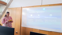 Успешна защита на стажантски проект по програма Еразъм+ на студентка от Португалия 5