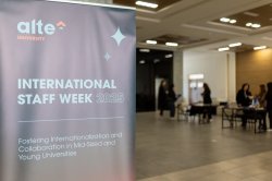 Participation of UE – Varna Representatives in the International Staff Week and Education Fair in Georgia