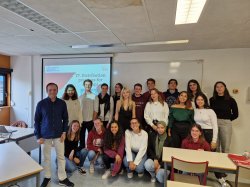 Преподавател от ИУ – Варна проведе успешно серия лекции по дистрибуционни практики за стартъпи пред магистри от Université Savoie Mont Blanc – Франция