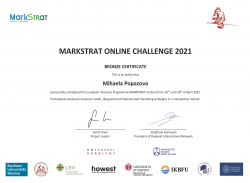 Златни медали за студенти от ИУ – Варна в Dukenet Spring Markstrat Challenge’2021