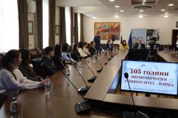 
Изложба и дискусионен форум с министъра на труда и социалната политика Борислав Гуцанов откриха Седмицата на правото в Икономически университет – Варна 
