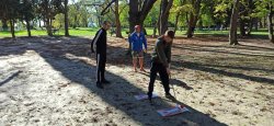 Студенти от Икономически университет – Варна се обучават за инструктори по плажен голф в проект по програма „Еразъм + спорт“