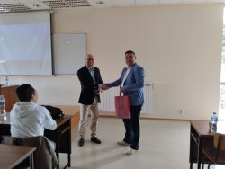 Guest-lecturer from Germany participates in a number of events at UE – Varna