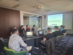 Посещение на студенти от специалност "Мобилни и уеб технологии" ОКС "магистър" в практиката
